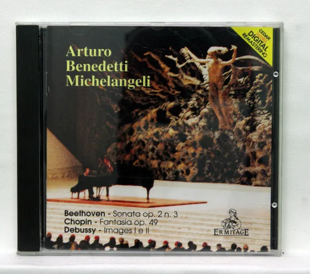 ARTURO BENEDETTI MICHELANGELI - DEBUSSY Images CHOPIN Fantasia ERMITAGE CD NM