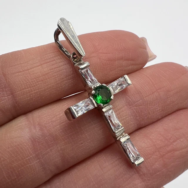 Pendentif Croix En Argent 925 - 26x16 Mm - Marque Tata Gisèle - Neuf Avec étiquettes