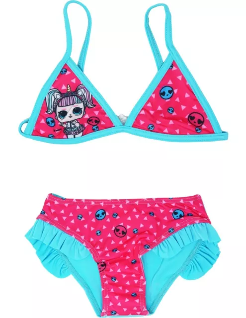 Bikini Costume da Bagno Mare Bambina Bimba Lol Surprise Piscina DISNEY 2 Pezzi