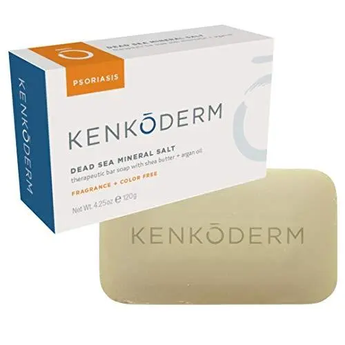 Kenkoderm Psoriasis Dead Sea Mud Soap with Argan Oil & Shea Butter 4.25 ozÂ 