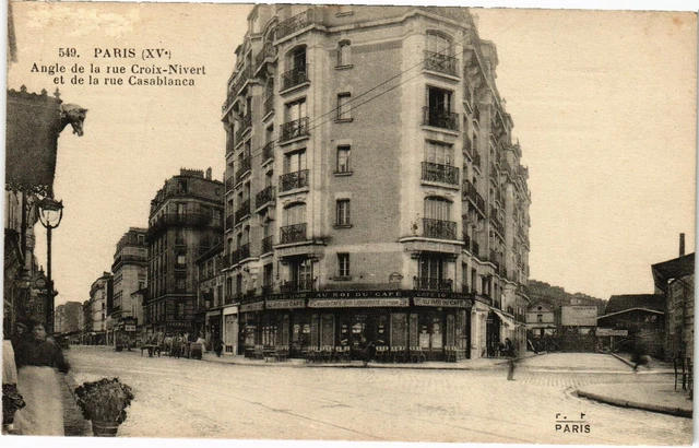 CPA PARIS 15e - corner of rue Croix-Nivert (81073)