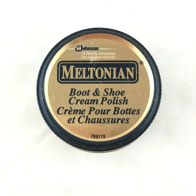 Meltonian Shoe Cream Polish boots leather 89 camel light brown New lot of 2 jars