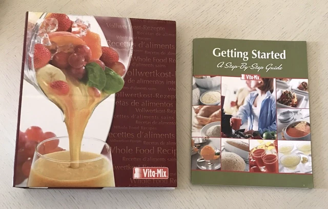 VITA-MIX Vitamix Recipes & Getting Started Guide 3 Ring Binder and CD