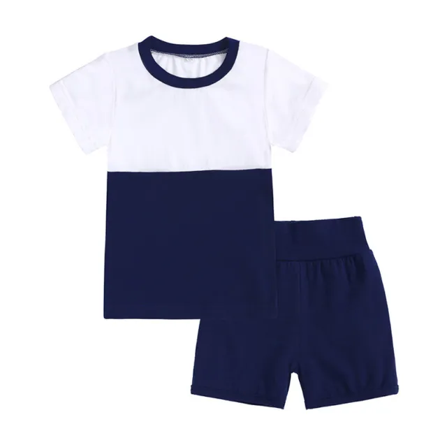T-shirt a maniche corte bambini + pantaloncini tuta set abiti estivi