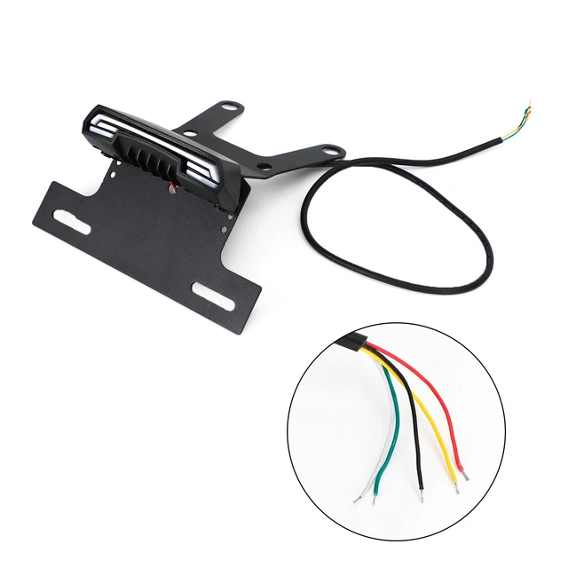 YAMAHA - Support de plaque d'immatriculation pour FZ8 - 39PF16E01000