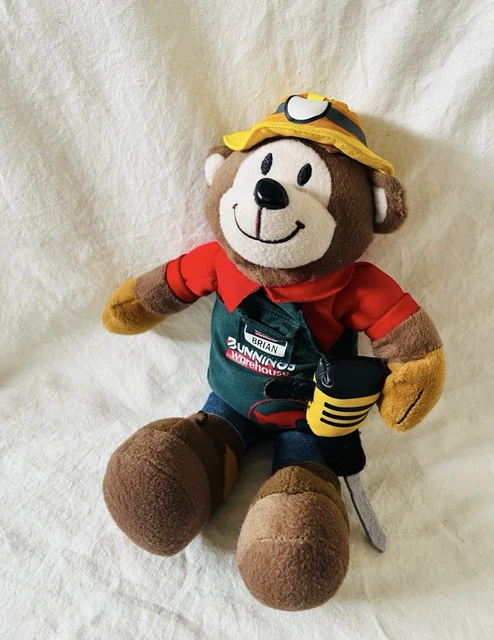 Bunnings Warehouse Bunnings Bear ぬいぐるみ Bunnings Warehouse Bear “Bree” FLOWERS AND SHOVEL Soft Toy