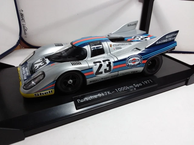 Porsche 917K 1971 24H Le Mans 18 Training Oliver/Siffert/Bell 1/18
