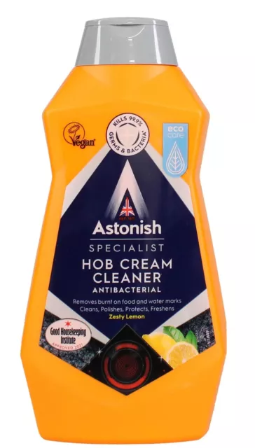 Astonish Hob Cream Cleaner Zesty Lemon 500ml