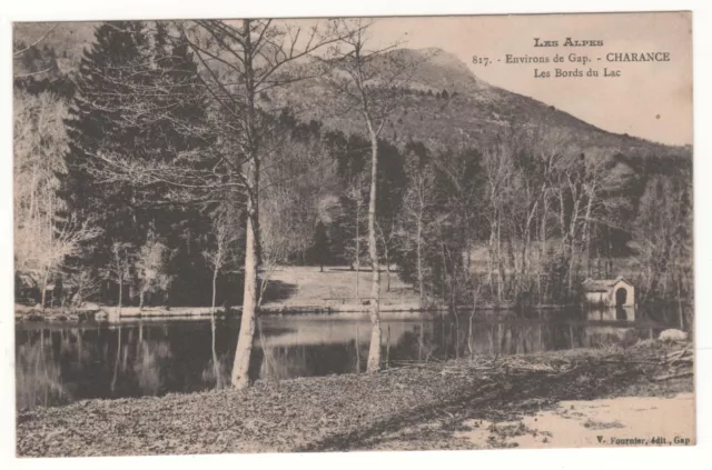 CPA 05 - CHARANCE: LES BORDS DU LAC (HAUTES-ALPES) WRITTEN - Surroundings of Gap