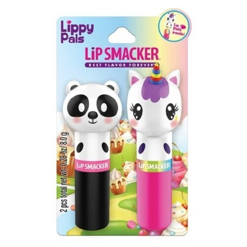 CHOICE of Lip Smacker Lippy Pals Flavored Lip Balm Set for Kids Sealed NeW