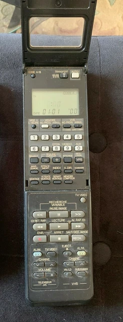 Télécommande D'origine JVC Pour Magnétoscope HR-S7000 VHS - Occasion Garantie 6 Mois