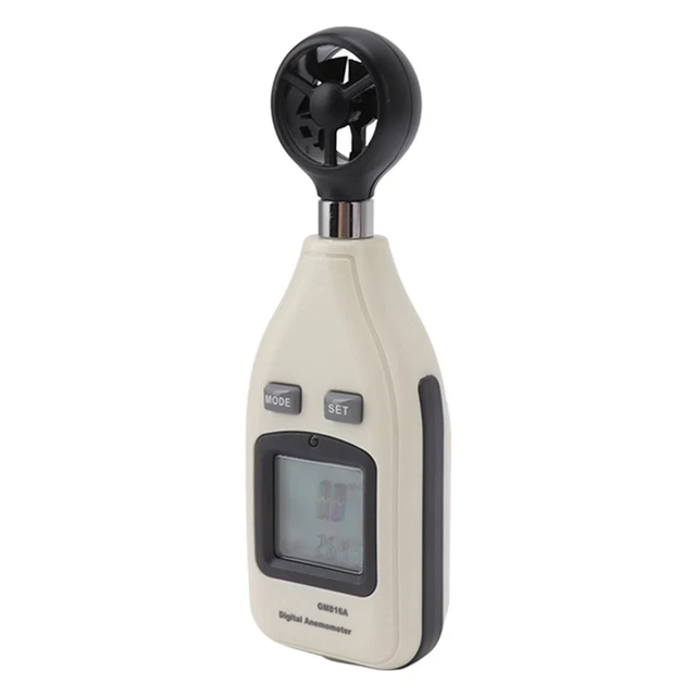Digitales Anemometer Mit LCD-Display Windgeschwindigkeits- Und TOS