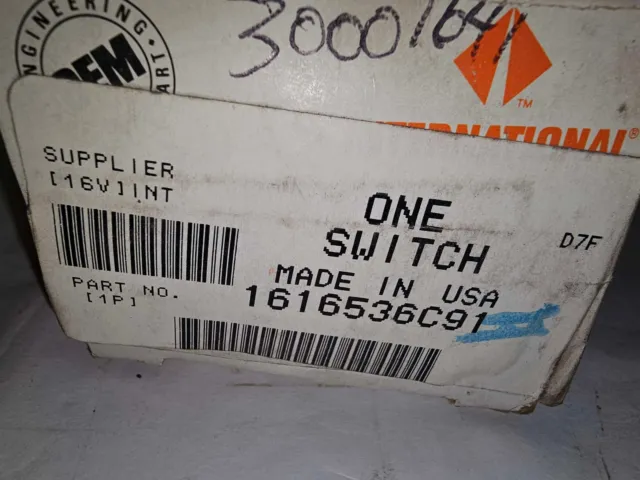 1616536C91 Switch Wiper International