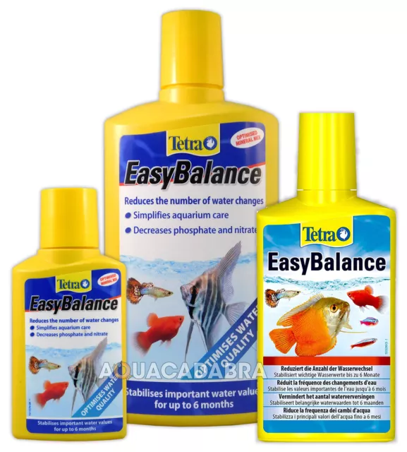 TETRA EASY BALANCE 100ml 250ml 500ml pH KH PHOSPHATE WATER BALANCE AQUARIUM