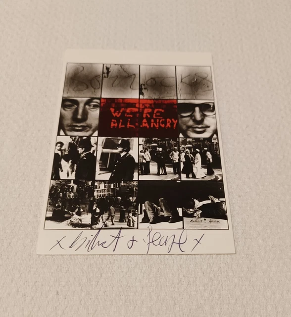 Gilbert & George  Artpostcard Numerata,  Firmata  Dagli Artisti.