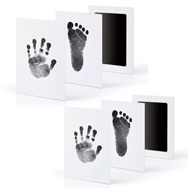Inkless Wipe Baby Kit Hand Foot Print Mark Keepsake Newborn Babyshower Kids Gift
