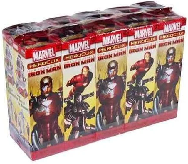 Marvel Heroclix: Invincible Iron Man Booster 5 Figures per Pack