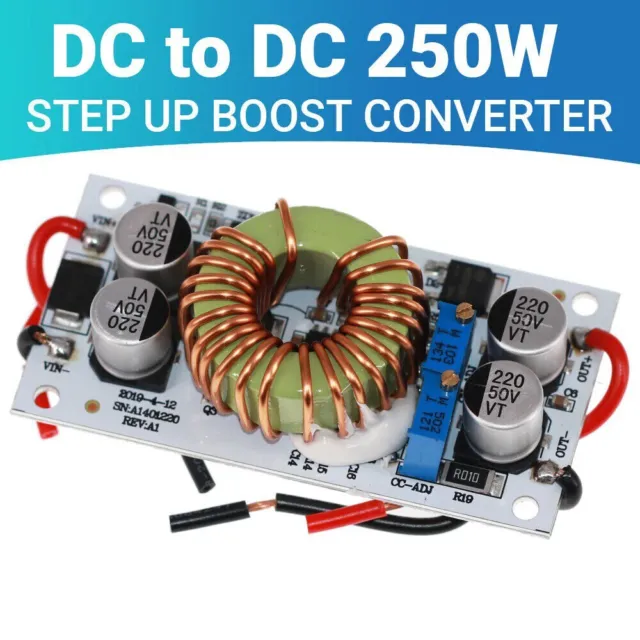 Alimentatore a corrente costante convertitore Step Up Boost 250 W per prodotti d