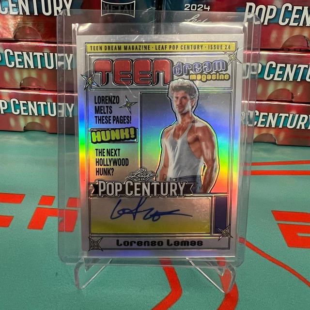 2024 LEAF METAL Pop Century Lorenzo Lamas Teen Dream Auto 18/25 Silver