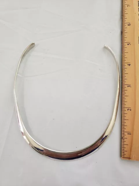 Tiffany & Co. Vintage Sterling Silver Ladies Cuff Collar Choker Necklace Mexico