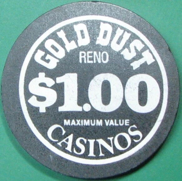 $1 NCV Casino Chip. Gold Dust, Reno, NV. Y66.