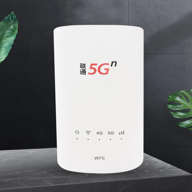 5G ROUTER 2.4GHZ 5GHz Wireless Modem WiFi Hotspot SIM Card Slot 9 LED