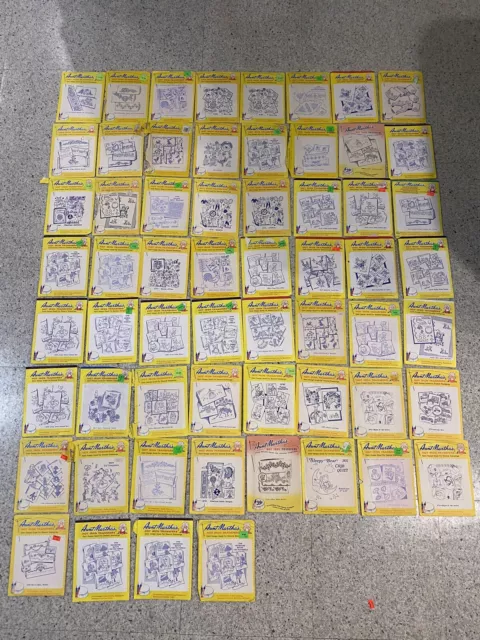 Lot Of 60 AUNT MARTHA'S HOT IRON TRANSFERS 37 Unused Uncut Embroidery