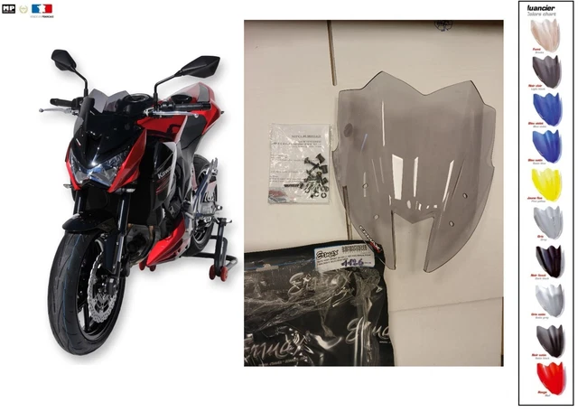 Saute-Vent Bulle HP Ermax 30 Cm Pour BMW K 1200 R (2006-2008) - Noir Clair Neuf