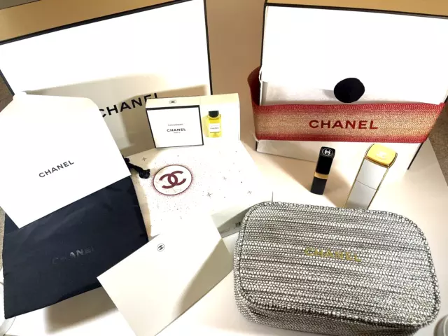 NIB CHANEL HOLIDAY 2022 Coco Refillable Fragrance & FS Lip Balm