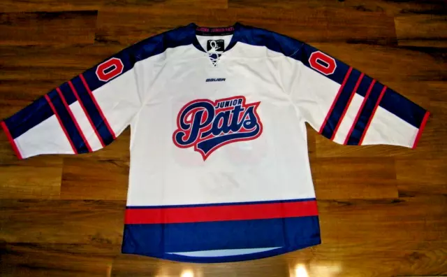 Regina Pats Old School Game Worn Jersey (White) – Hockey Jersey