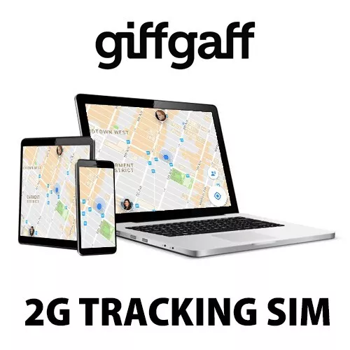 2G SIM Card for Tracker/GPS with £5 FREE CREDIT