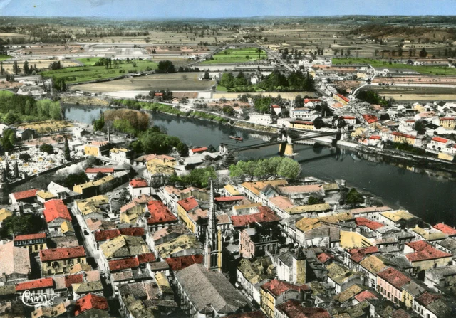 Carte SAINTE FOY LA GRANDE Vue générale
