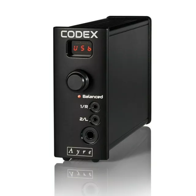 AYRE Codex DAC Kopfhörerverstärker Vorverstärker USB Optisch Zwei 3,5 mm...