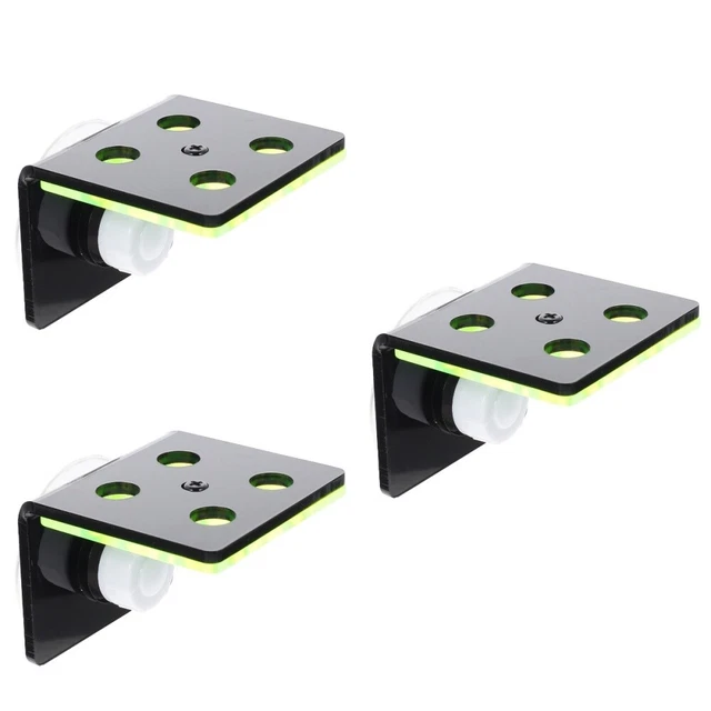 3 piezas soporte de frag de doble capa soporte de cultivo de coral soporte fluorescente de coral