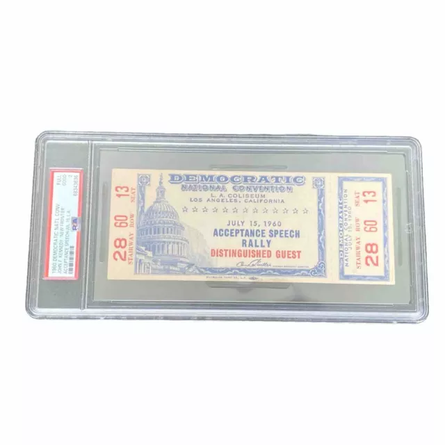 1960 Democratic National Convention Acceptance Speech John Kennedy Ticket PSA 2