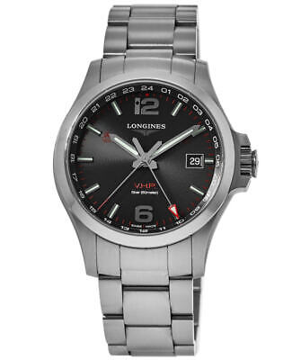 Longines Conquest Black Dial Stainless Steel Men's Watch L3.728.4.56.6-SD