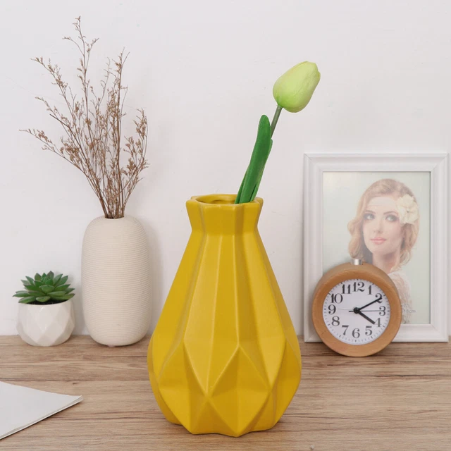 7 X9X18cm Vase En Céramique De Décoration Pour La Maison Composition Florale