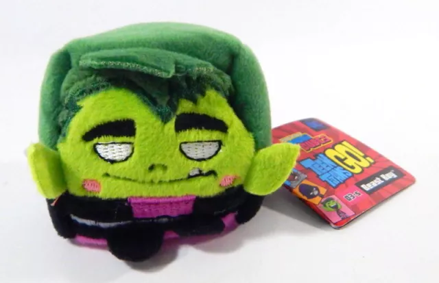 DC Comics Teen Titans Go! 2" Kawaii Cube Plush Beast Boy 03-s