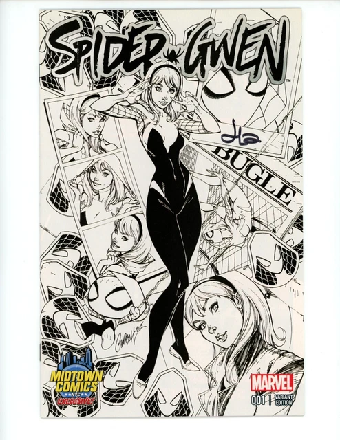Spider-Gwen #1 2015 NM Signed Jason Latour Midtown Variant COA Cover B