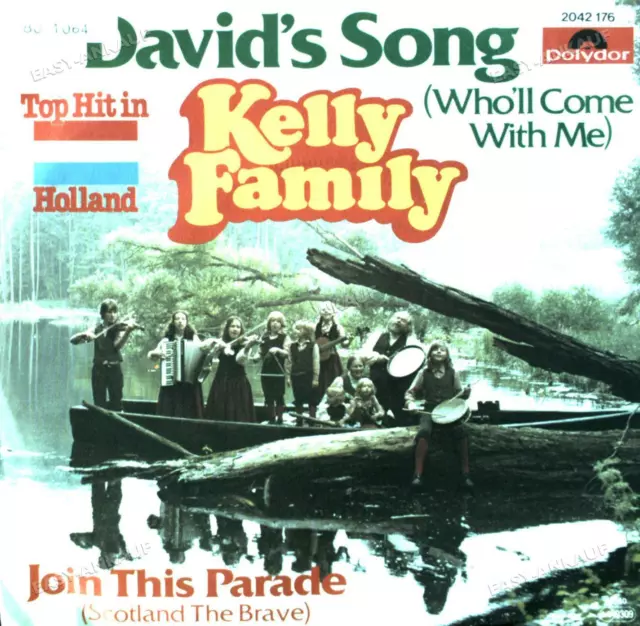 The Kelly Family - David's Song (Who'll Come With Me) 7in 1979 (VG+/VG+) '