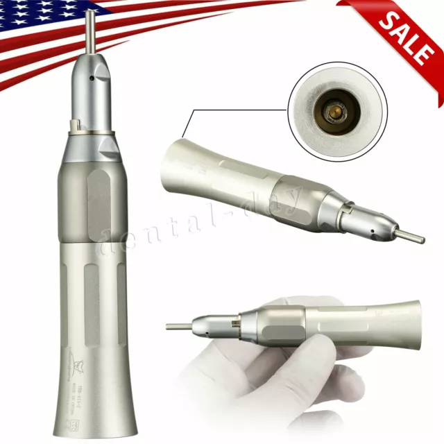 Dental Slow Low Speed Handpiece Straight Nosecone Fit NSK Air Motor 2/4H YX NEW