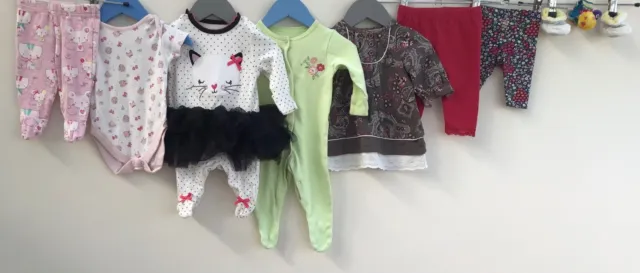 Baby Girls Bundle Of Clothing Age 0-3 Months TU F&F Primark Gap Next