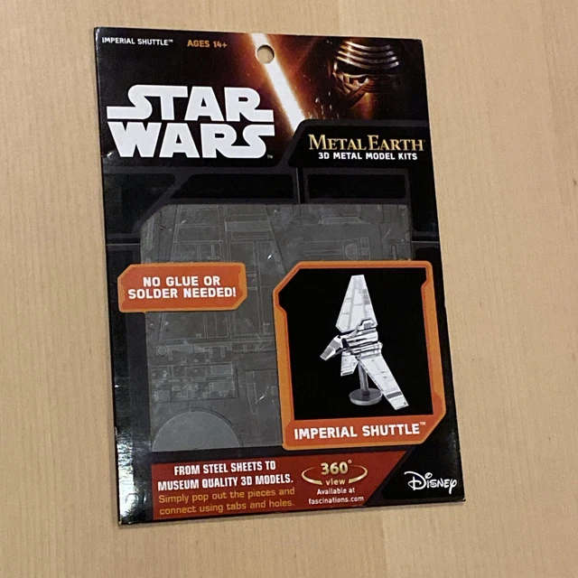 Star Wars Imperial Shuttle 3D Laser Cut Steel Model Kit Fascinations Star Wars Imperial Shuttle 3D Laser Cut Steel Model Kit Fascinations