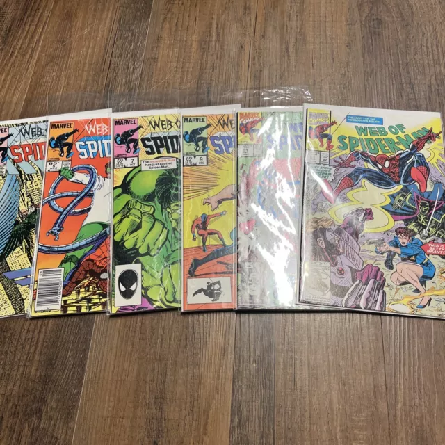 Web Of Spider Man Marvel Comic Books