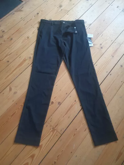 Bnwt Next Black Stretch Skinny School Trousers Age 16