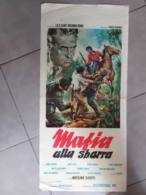 MAFIA ALLA SBARRA Emma Baron Locandina Cinema Poster