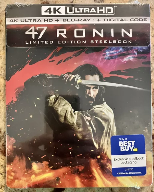 47 Ronin 4K UHD Steelbook, NUEVO, sin abrir