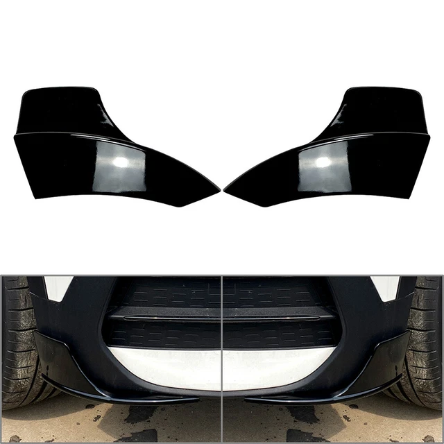 Front Bumper Lip Splitter Fit Mercedes Benz GLB-Class X247 2020-22 Glossy Black