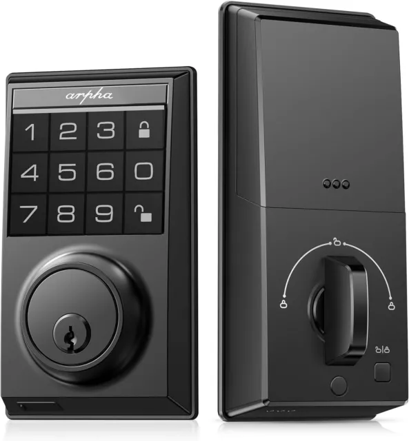 Keyless Entry Smart Door Lock -- 16 Anti-Peeping Password Electronic Keypad Lock