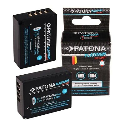 X-T10 X-T2, Fujifilm 2x Batterie Patona Platinum 1140mAh LI-ION pour Fujifilm X-T1 